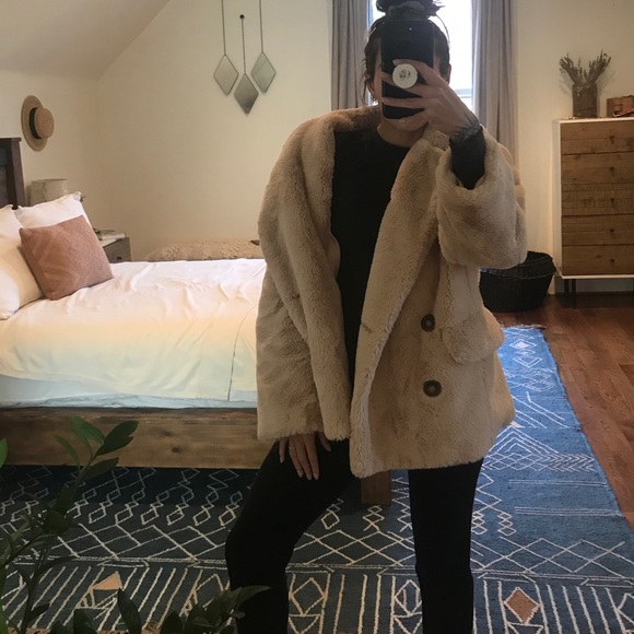 Free People Kate Faux Fur Coat - Picture 6 of 6